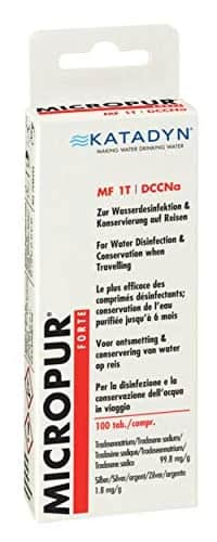 MICROPUR Forte MF 1T Water Purification Tablets