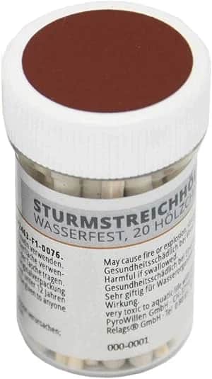 Wasserdichte Streichhölzer