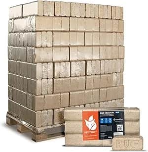 HEIZFUXX Wood Briquettes RUF Original Blue
