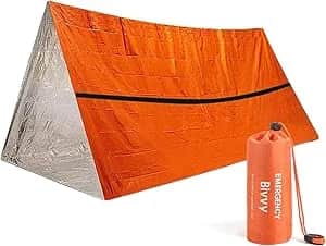 Emergency Tent with Signal Whistle